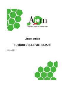 Linee guida TUMORI DELLE VIE BILIARI