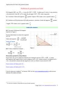 Problema di geometria sui limiti