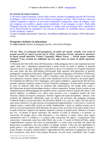 In ricordo di Alain Goussot Prospettive inclusive in educazione1