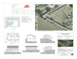 Profilo a - Scala 1:200 Planimetria a curve di livello con punti di