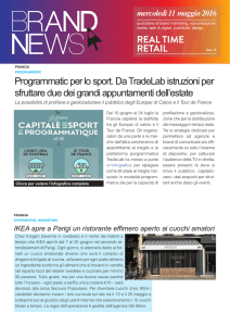 REAL TIME RETAIL Programmatic per lo sport. Da