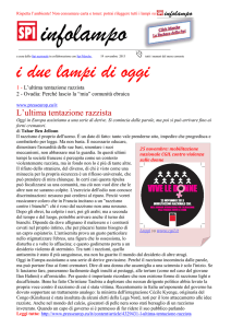 i due lampi di oggi