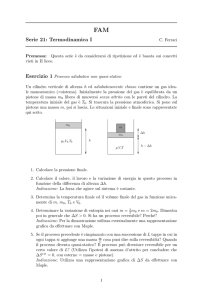 Serie 21: Termodinamica I