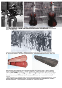 Violino Francesce del 700 campo concentramento