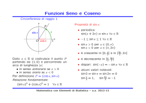 f ( x ) - Dipartimento di Matematica