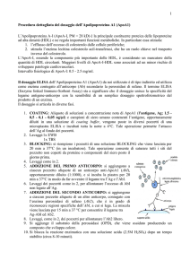 Elisa protocollo esercitazione 2016