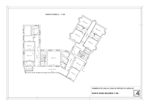 pianta piano 2 - 1:100 fabbricato della casa di