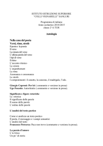 ITALIANO 2^A TUR - IIS Vignarelli Sanluri