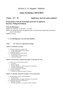 Anno Scolastico 2014/2015 - Istituto di Istruzione Superiore Einaudi