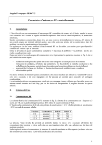 Commutatore d`antenna a controllo remoto