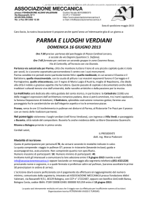 parma e luoghi verdiani - Associazione Meccanica