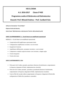 IISS G.CIGNA A.S. 2016-2017 Classe 5^AEE Programma svolto di
