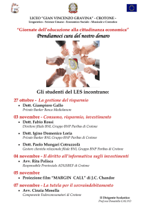 Prendiamoci cura del nostro denaro