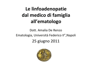 De Renzo - Le Linfoadenopatie