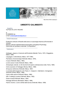 UMBERTO GALIMBERTI