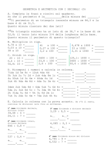 GEOMETRIA E ARITMETICA CON I DECIMALI (3)