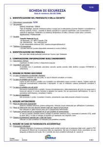 scheda di sicurezza