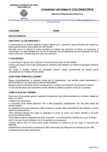 Consenso informato Colonscopia