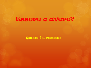 Essere o avere? - TED