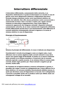Interruttore differenziale - Digilander