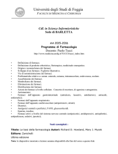 programma sede Barletta a.a. 2015 - 2016