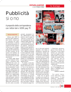 Pubblicità si o no
