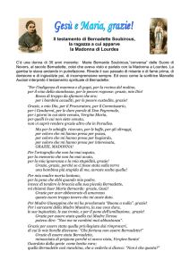 Il testamento di Bernadette - Digilander