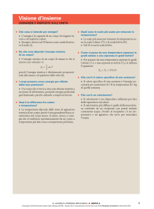 Lavoro ed energia - Zanichelli online per la scuola