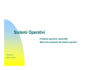 Sistemi Operativi - Matematica e Informatica