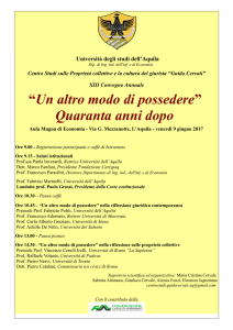 Allegato - Centro studi e documentazione sui demani civici e le