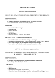 GEOGRAFIA - Classe 3