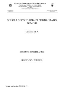 Tedesco - IC Mori e Brentonico