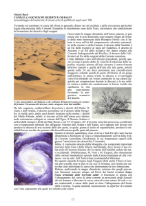 LA GENESI DI DESERTI E URAGANI