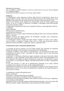 1 Bibliografia di riferimento: Gili, G. (2005bLa credibilità