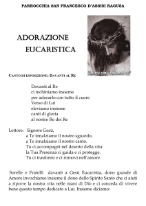 Amatevi come Io ho amato voi - Parrocchia S.Francesco d`Assisi
