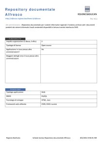 Repository documentale Alfresco - Catalogo