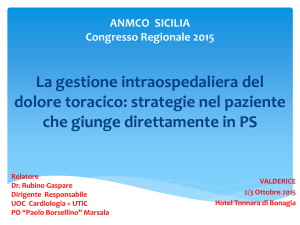 triage del dolore toracico