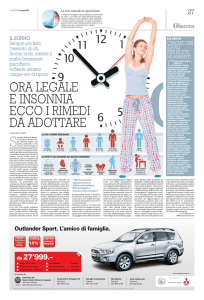 ora legale e insonnia ecco i rimedi da adottare