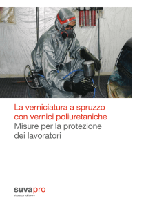 Suva, “ La verniciatura a spruzzo con vernici poliuretaniche. Misure