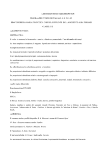 liceo scientifico albert einstein programma svolto di italiano as 2012