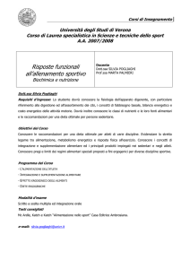 Programma - univr dsnm - Università degli Studi di Verona