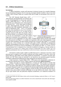 3 - Effetto fotoelettrico