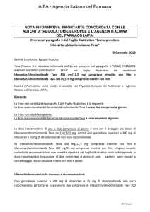 Irbesartan - Idroclorotiazide (Teva)