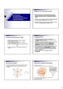 Studio in vivo del corpo umano - Dipartimento di Ingegneria dell