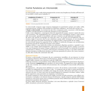 Come funziona un microonde