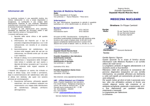 medicina nucleare - Ospedale Marche NORD