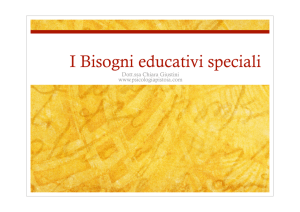 I Bisogni educativi speciali