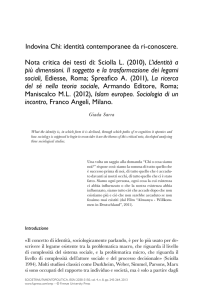 Indovina Chi: identità contemporanee da ri-conoscere