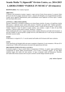 Scuola Media “L.Signorelli” Orvieto Centro, a.s. 2014