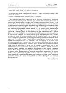 Risposta - Giovanni Nencioni